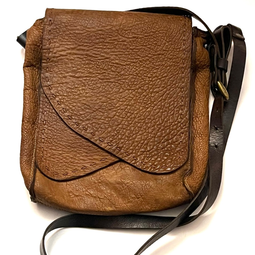 Brown Leather Crossbody Bag - Women's Shoulder Bag